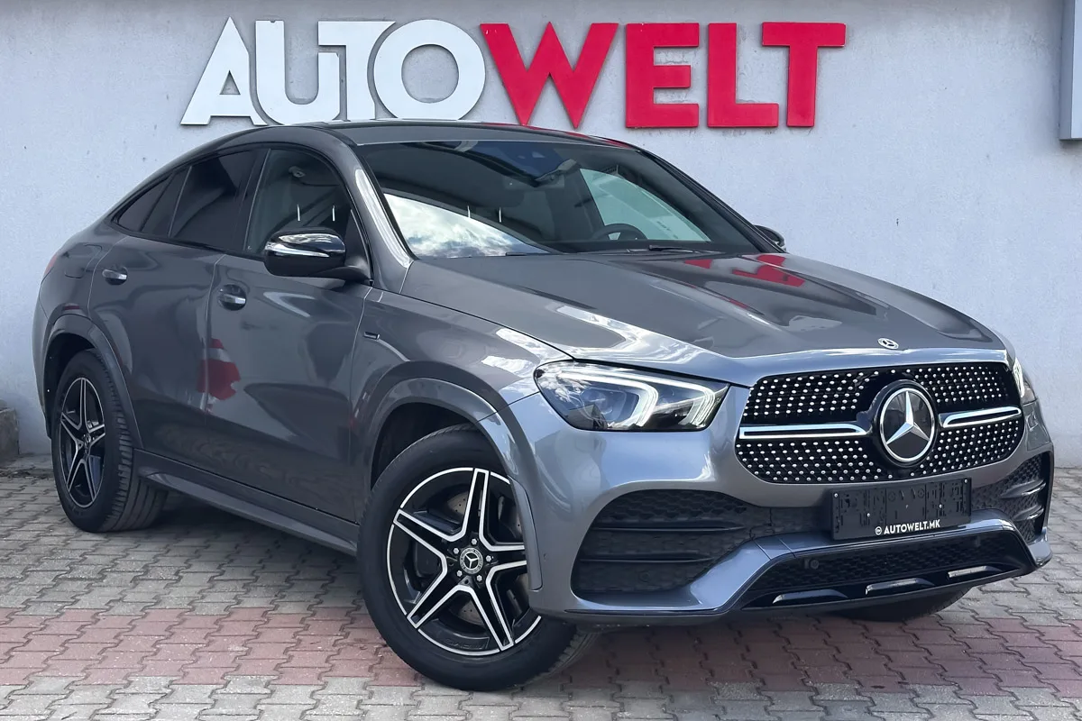 MERCEDES-BENZ GLE COUPE 350DE 320HP 4-MATIC 9G-TRONIC PLUG-IN HYBRID 3 X AMG BLACK EDITION  AIR SUSPENSION MULTIBEAM LED
