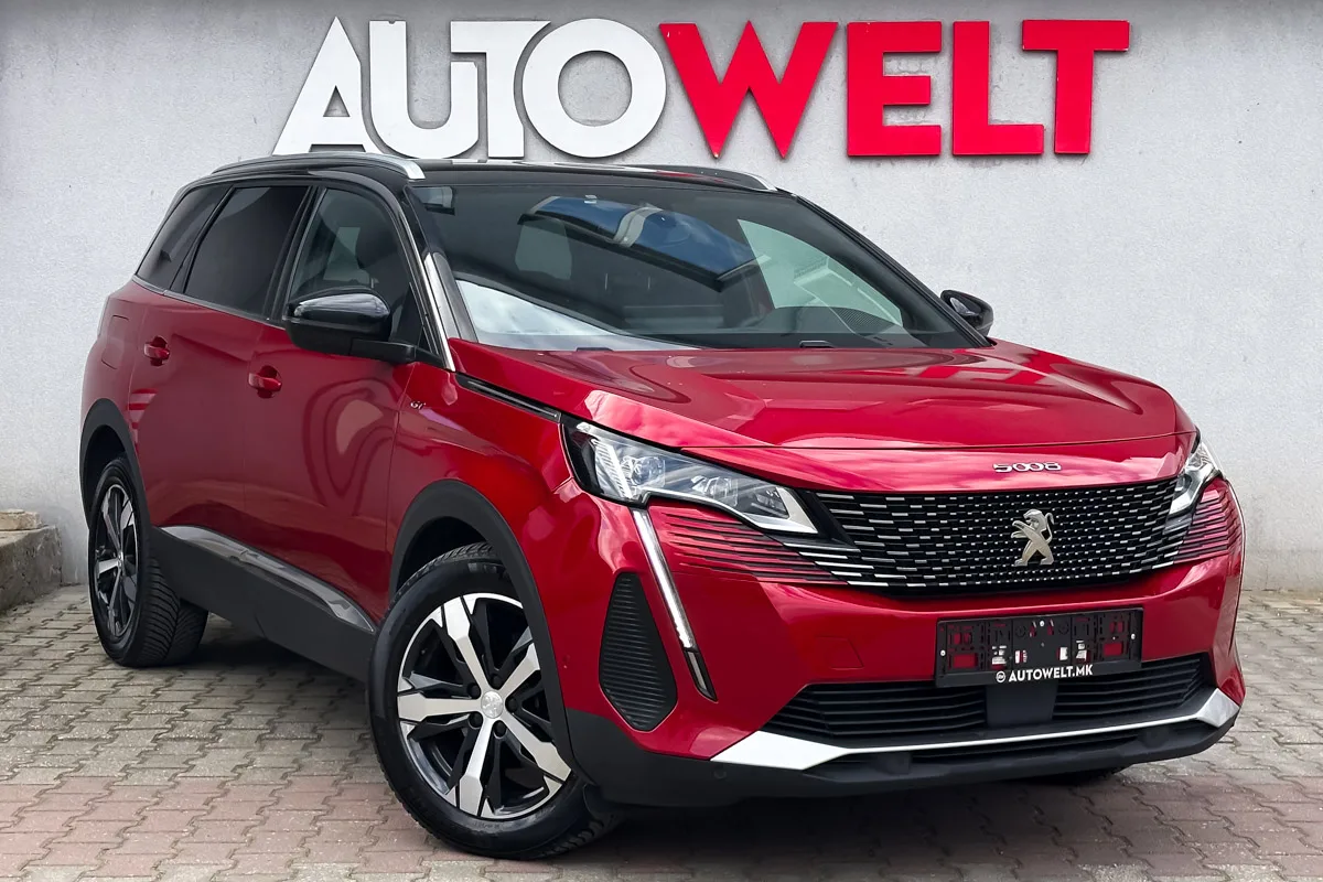 PEUGEOT 5008 GT-LINE 1.5 BLUEHDI 130HP AUTOMATIC 7 SEATS LED LIGHTS "FOCAL" SURROUND AUDIO  VIRTUAL COCKPIT ALCANTARA LE