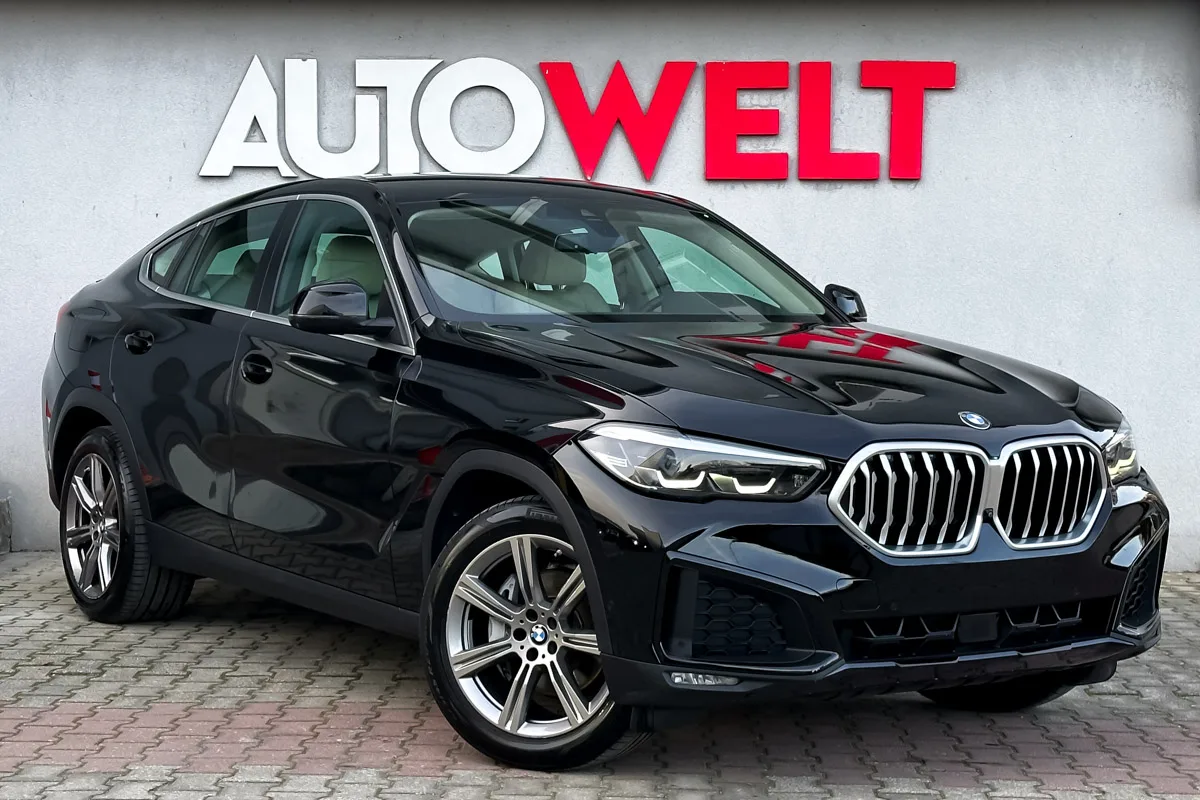 BMW X6 XDRIVE 30D 286HP AUTOMATIC SPORTLINE LED LIGHTS VIRTUAL COCKPIT 3D NAVGATION LEADER SEATS AMBIENT LIGHTS PARK ASS