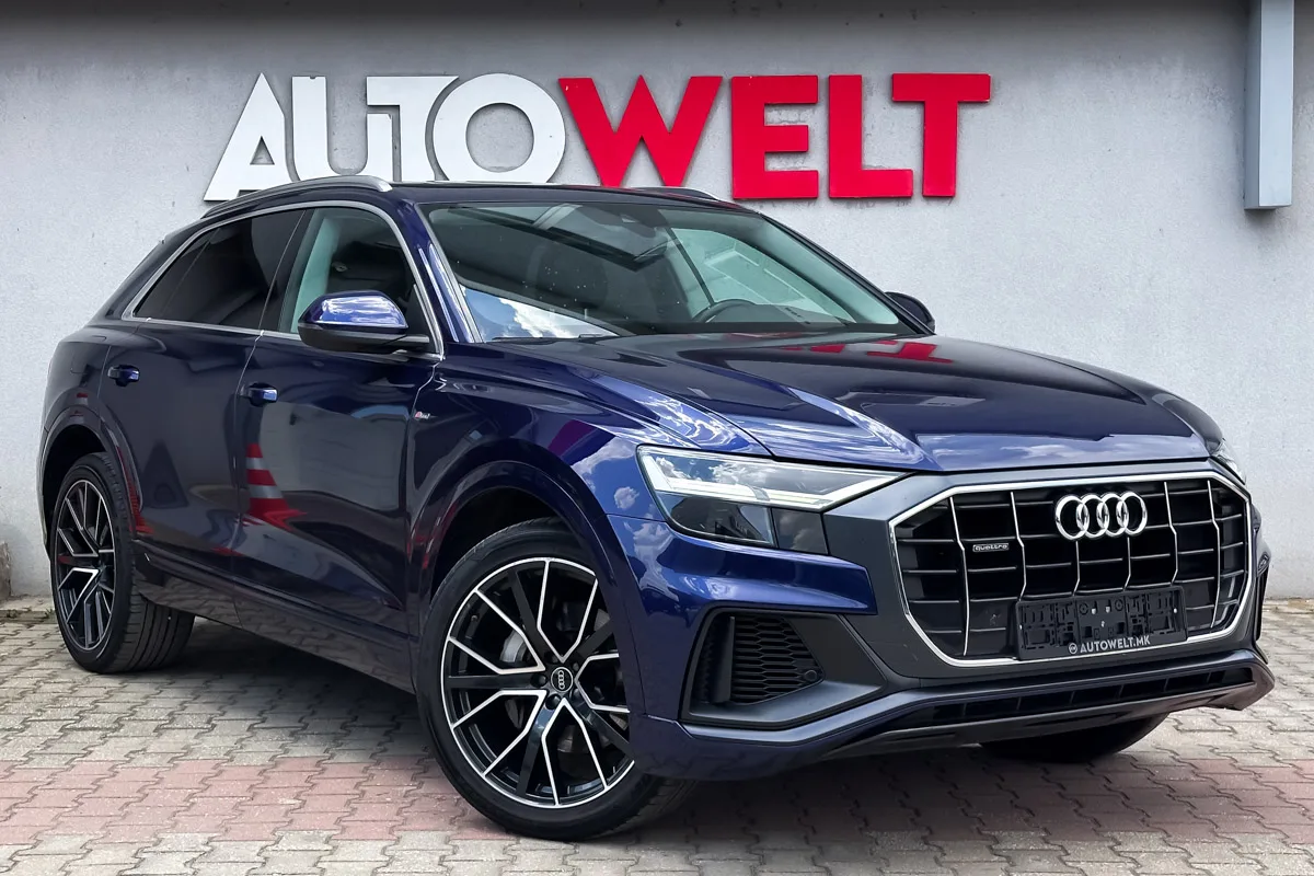 AUDI Q8 50TDI 286HP QUATTRO S-TRONIC AUTOMATIC S-LINE LED LIGHTS LEADER SEATS PANORAMA ROOF VIRTUAL COCKPIT  3D NAVIGATI