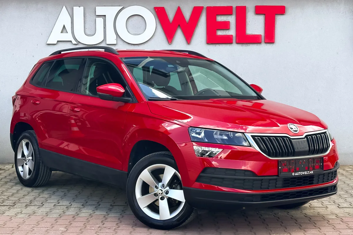 ŠKODA KAROQ 1.6 TDI 116HP  COMFORTLINE LED LIGHTS 2-ZONE CLIMATRONIC 3D NAVIGATION APPLE CARPLAY ADAPTIVE CRUISE CONTROL
