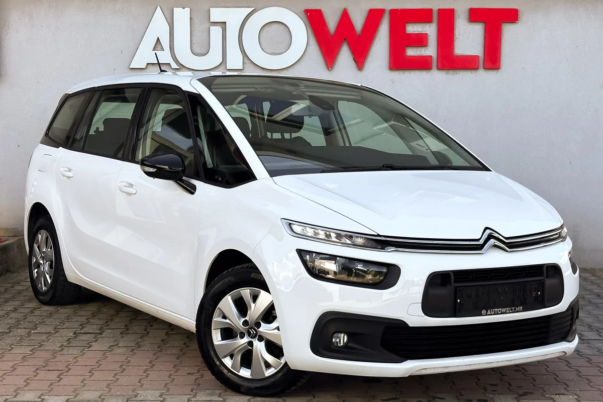 CITROEN C4 GRAND PICASSO SPACETOURER 1.5 HDI 130HP  7 SEATS LED LIGHTS 3D NAVIGATION 2-ZONE CLIMATRONIC PARK ASSIST LANE