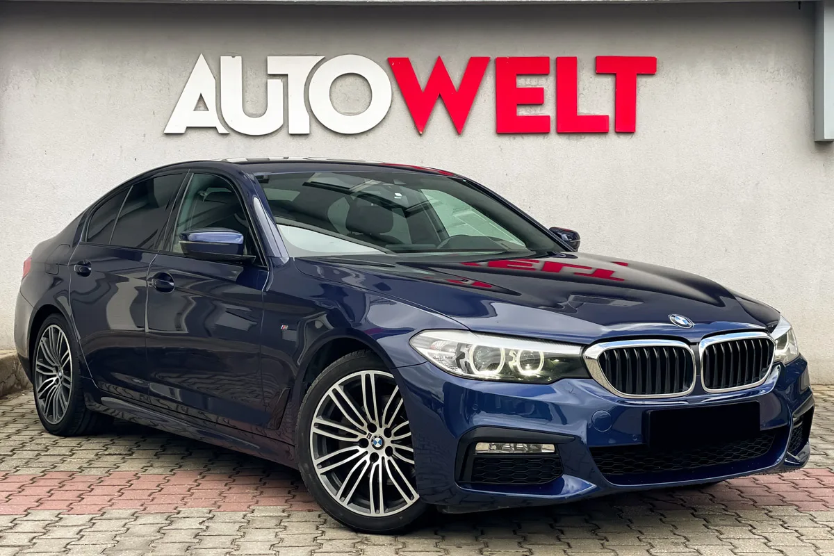 BMW 520D 190HP M-SPORT "SHADOW LINE " ADAPTIVE LED 3D NAVIGATION PARK ASSIST DRIVE MODE ALCANTARA LEADER TRIP COMPUTER 2